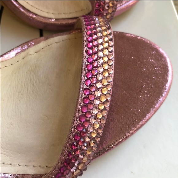 Steve Madden - Stecy R Pink Heels with Rhinestones - Picture 5 of 8